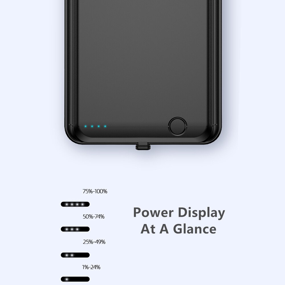 10000 mAh Mit linie Power Bank Ultra-dünne batterie ladegerät fall Für Samsung Galaxy S20 S20 + Plus S8 s9 S10 Plus S8 Plus Batterie