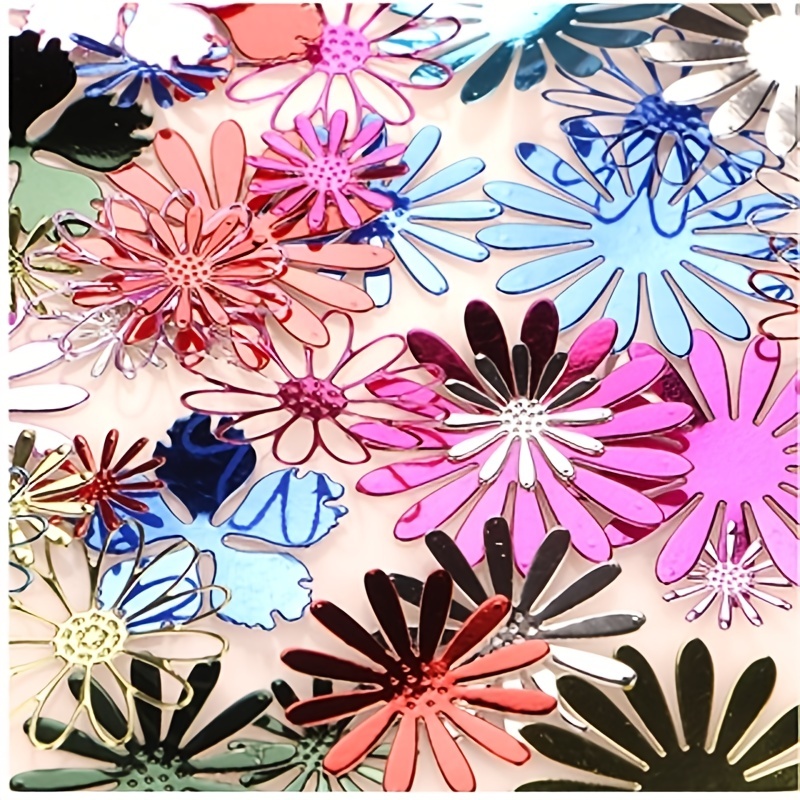 Hojas estacionarias de papel metálico dorado/plateado, 10 Uds., tablero de lámina dorada para flores, manualidades para álbumes de recortes, invitación de boda