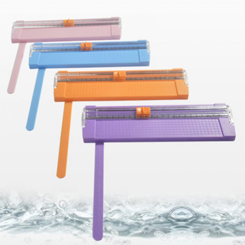 80% Off 857A5 Paper Cutter Sliding Portable Mini Trimmer with Foldable Ruler for Craft