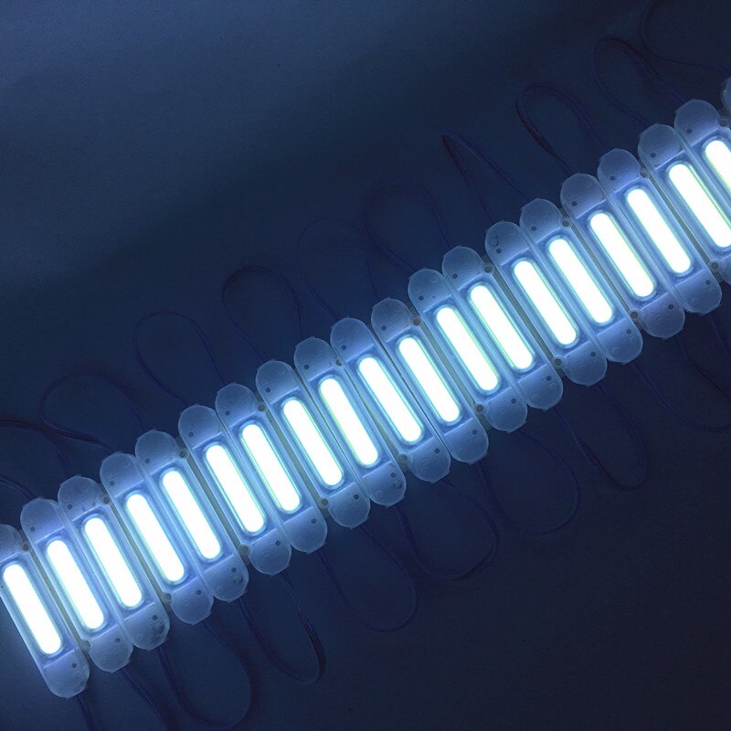 Led-moduulit valaistus vesitiivis 5730 3 lediä ruiskupuristus led-moduuli superkirkas valkoinen/lämpimänvalkoinen/punainen/vihreä 20 kpl 12v