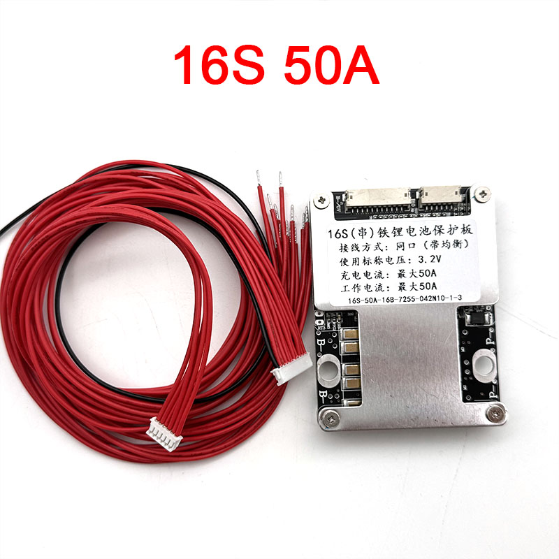 30A 40A 50A 80A 12S 13S 14S 16S 17S 36V 48V 60V Lifepo4 Li-Ion Lithium Batterie Schutz Bord Gleichgewicht BMS 3,7 V 3,2 V energie