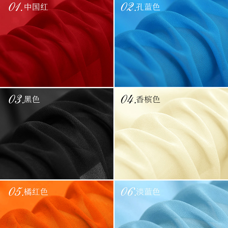 Zijde Stoffen Voor Jurken Blouse Bruiloft Kleding 1.08 Meter Zijde Georgette Ggt Strech Dubbele 19 Mill