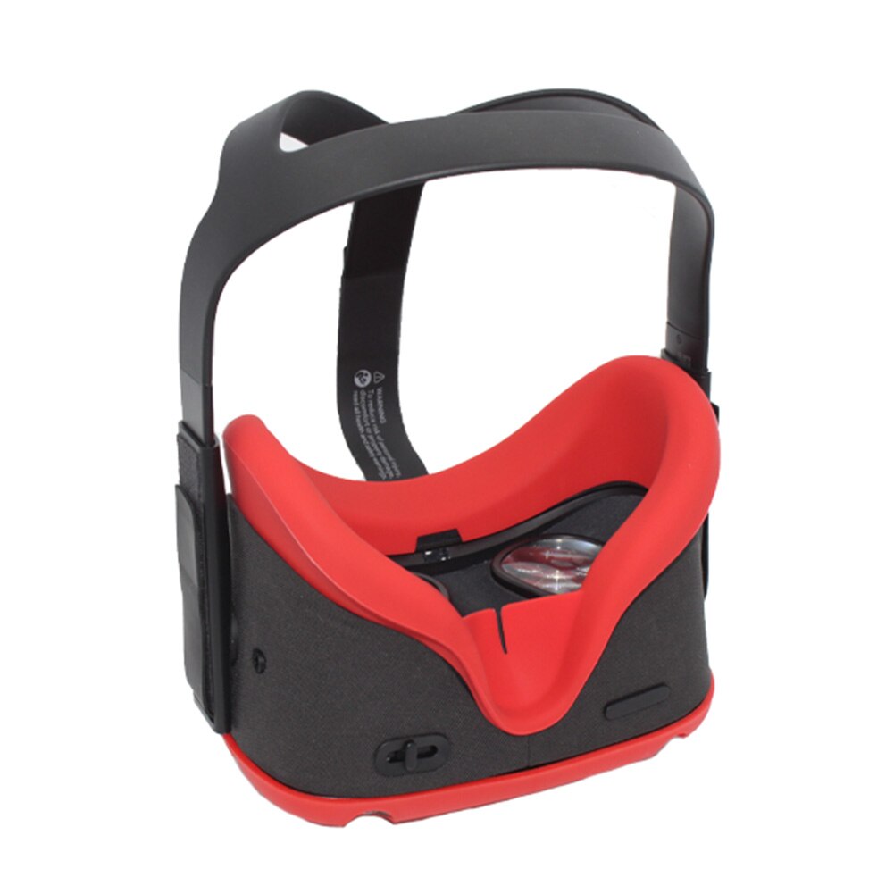 Easy Install Replacement Part VR Face Pad Set Silicone Non Slip Lightproof Head Cover Front Protective Shell For Oculus Quest