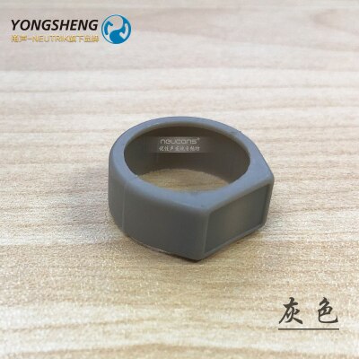 YS-CCR YONGSHENG For YS136N / YS137N XLR Plug Color Ring Multi-color Roll-proof Ring Marking Ring 10 colors: GRAY / 1PCS