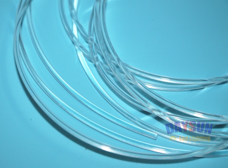 Câble à fibers optiques PMMA de bateau gratuit toutes sortes de tailles 1.5mm à 10mm côté émettant la lumière de guidage bord éclairage EL fil remplacement