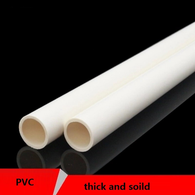 1PC 19" 50cm Length PVC Water Pipe Home Garden Irrigation Tube Water Supply Pipe Out Dia.20mm 25mm 32mm 3 Colors Available