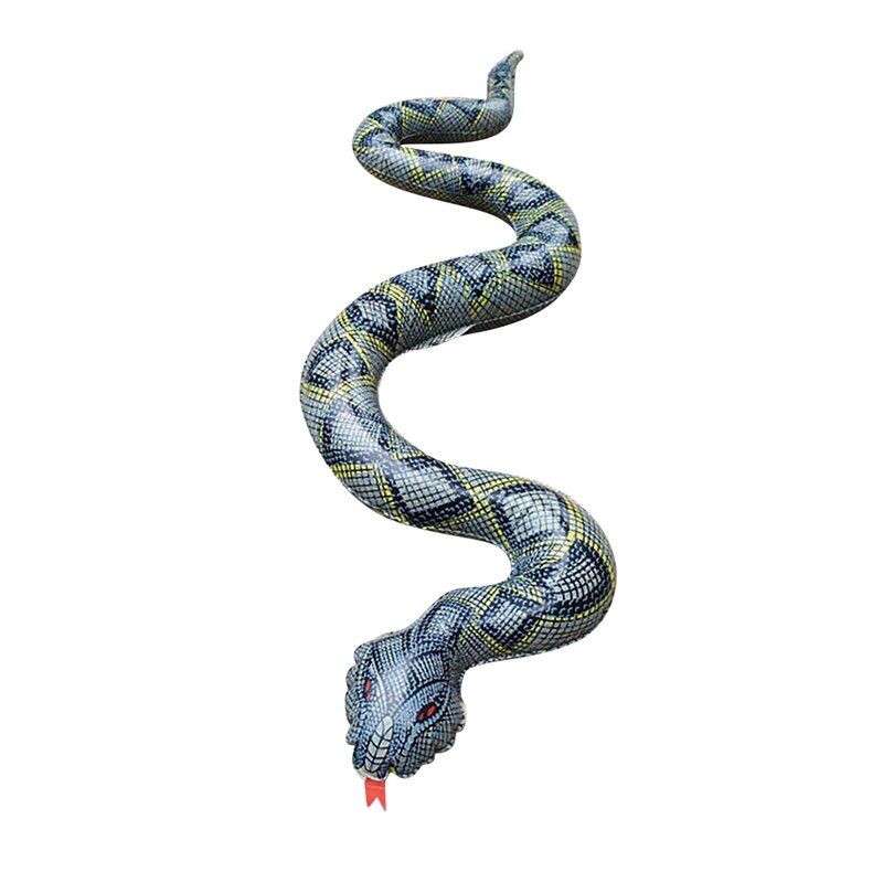 120 Cm Enge Slang Speelgoed Levensechte Pvc Slang Vorm Opblaasbare Speelgoed Hollaween Grap Speelgoed Grappige Producten