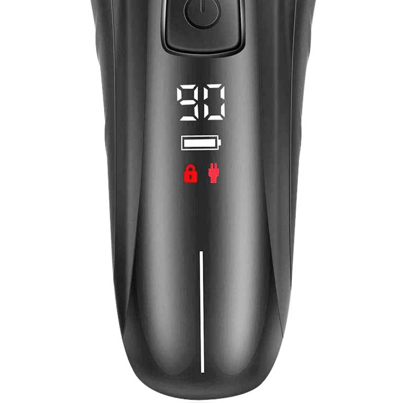 wet dry digital display rechargeable electric shaver facial electric razor for men stubble beard shaving machine rechargeable