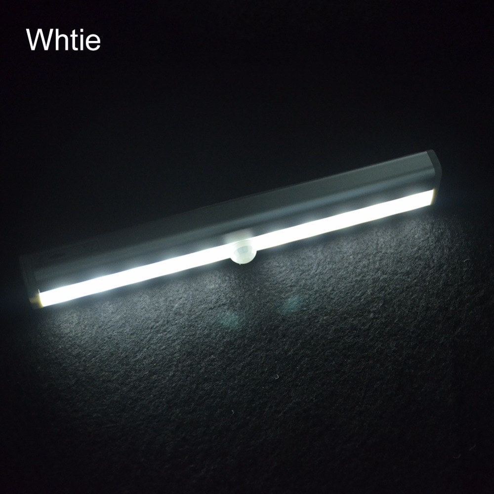 Sensor de movimiento LED Night Light 6 10 LED alto lumen PIR lámpara bajo luces del Gabinete cocina armario emergencia Iluminación