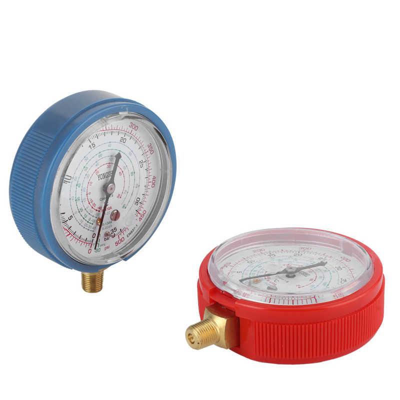 Manifold Gauge AC Repairing Tool Air Conditioning Fluoride Pressure Gauge High/Low Pressure Meter AC Repairing Tool