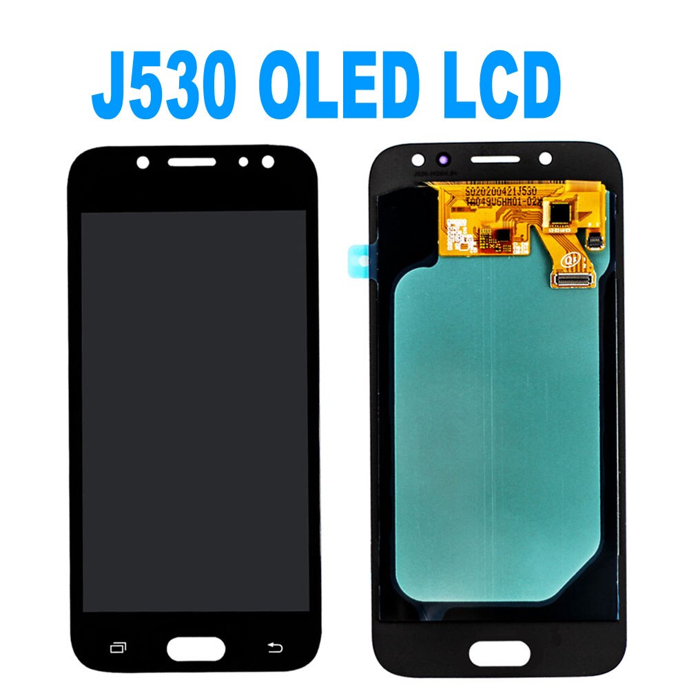 Testato AMOLED LCD Per Samsung J5 Pro 2017 J530 J530F SM-J530F Display LCD Touch Screen Digitizer Assembly LCD di Ricambio