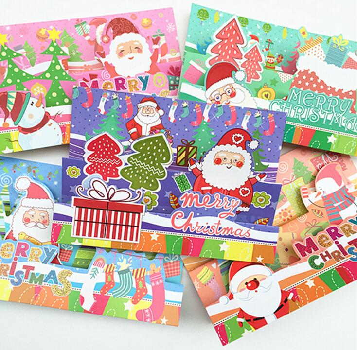 3D biglietto Di auguri di Natale con busta di Natale biglietto Di auguri di Natale carta regalo