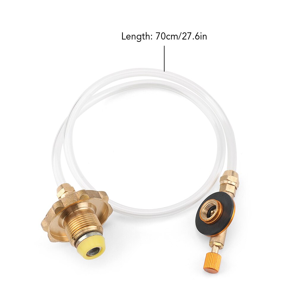 Outdoor Stove Gas Adapter Propane Gas Refill Valve Gas Refilling Connector Camp Tank Adapter Stove Accessory Camping Equipment: Type 1