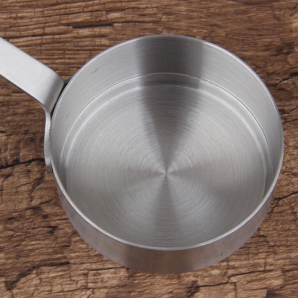 2x mini stål kastrull restaurang dip sås display matlagning köksform 50ml