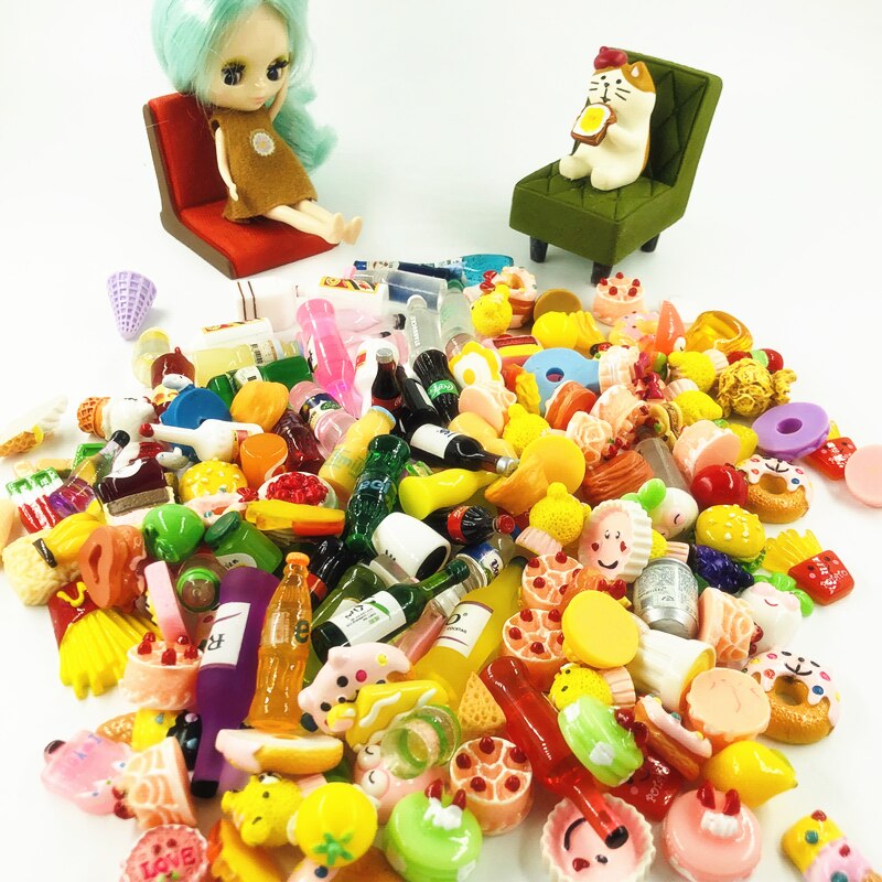 10/20 Pcs Mini Fles Charms Leuke Accessoire Deel Voor Pop Speelgoed Pop Huis Decoratie