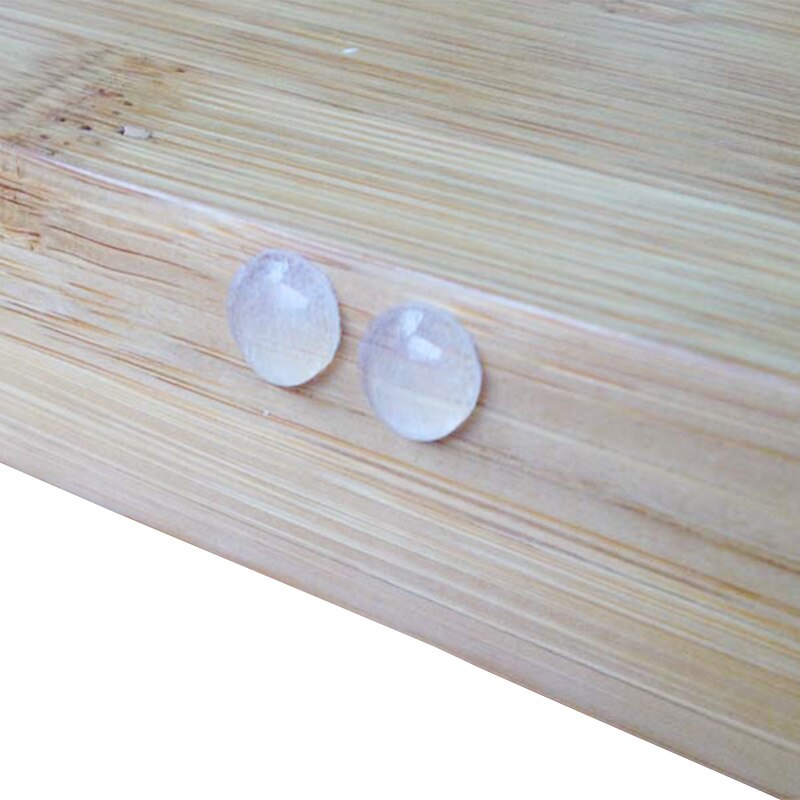 100 pçs auto-adesivo redondo silicone borracha amortecedores macio transparente preto anti deslizamento amortecedor pés almofadas amortecedor
