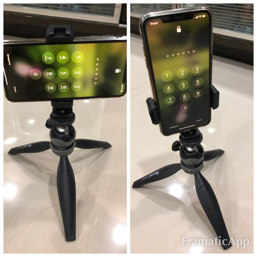 XILETU XS-20 Mini Schreibtisch wenig Telefon Stehen Tabletop Stativ für Vlog Spiegellose Kamera Clever telefon mit Abnehmbare Ball kopf