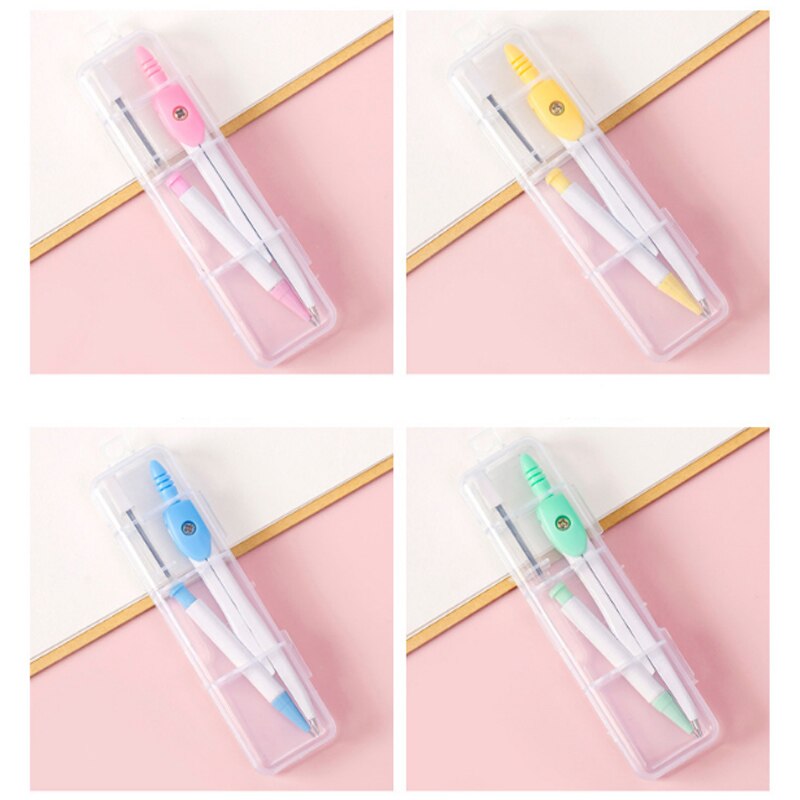 1PCS Metal Compass Set Multifunctional teaching and practical drawing measurement tool Stationery Office Supplies: Default Title