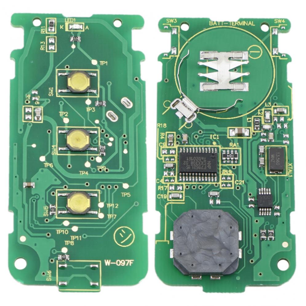 433Mhz 2 Knop Slimme Afstandsbediening Sleutel Met... – Grandado