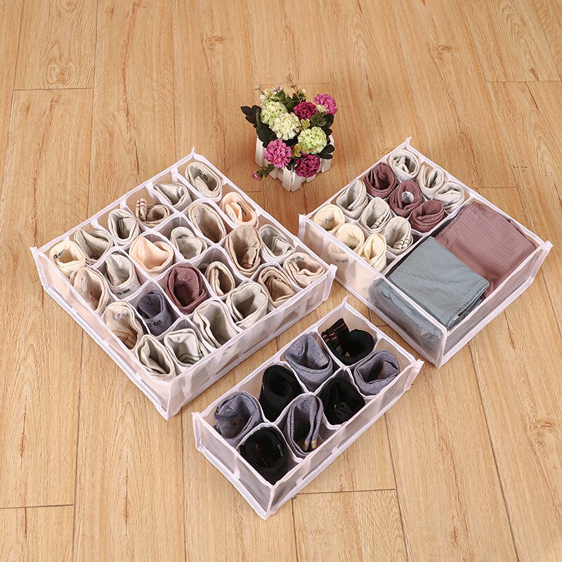 Foldable Drawer Organizer Closet Organizer For Underwear Socks Home Cabinet Divider Storage Box Storage Organizer 2022