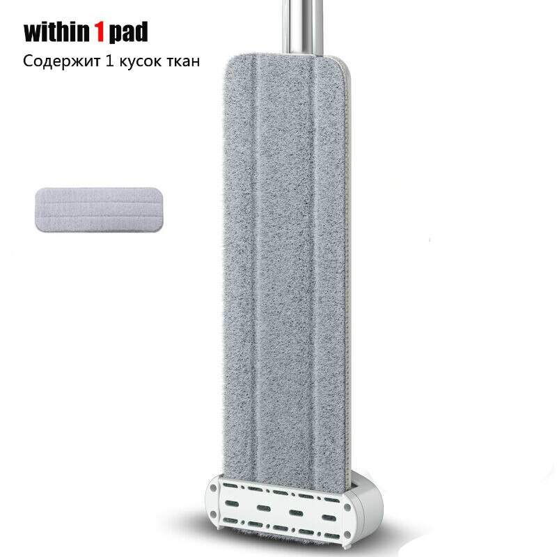 Vadrouille essoreuse pour le nettoyage des sols serpillière Xiaomi nettoyant pour sol outil de nettoyage des carreaux vadrouilles paresseux la foudre offre un Type coulissant: 1 mop