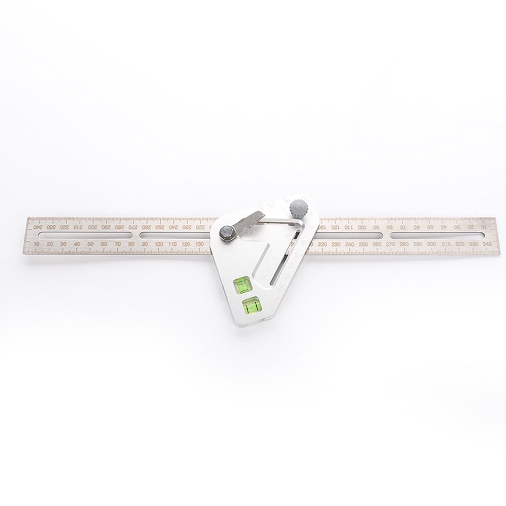 Multi-function Stainless Steel Adjustable Angle Measuring Ruler Line Painted Roof Revolutionizing Carpentry Utensil for Woodwork