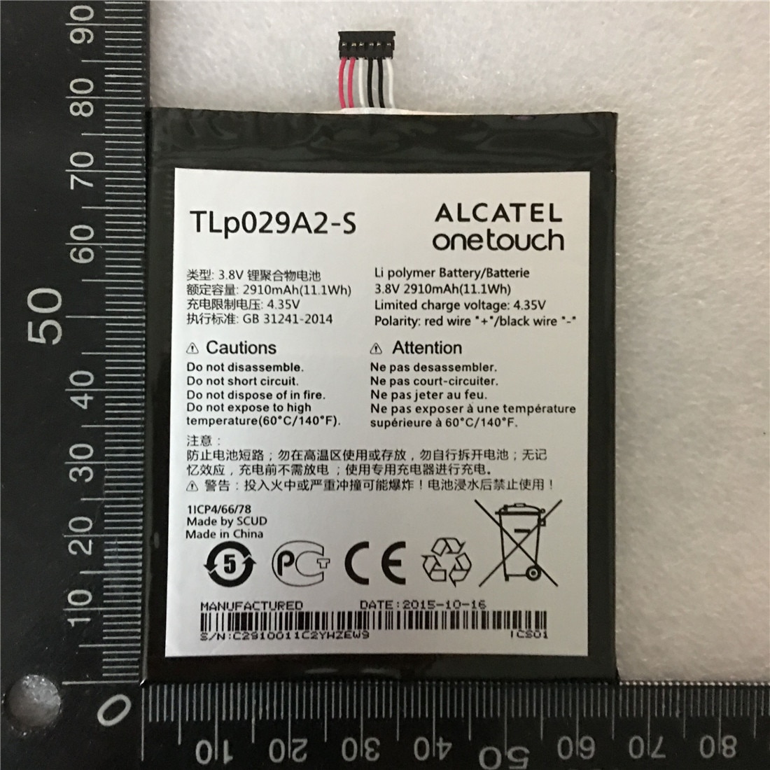 2910mAh TLp029A1 TLp029AJ TLP029A2-S Batterie Für Alcatel OneTouch Idol 3 OT-6045F OT-6045Y TCL I806 bin-H200 Batterie
