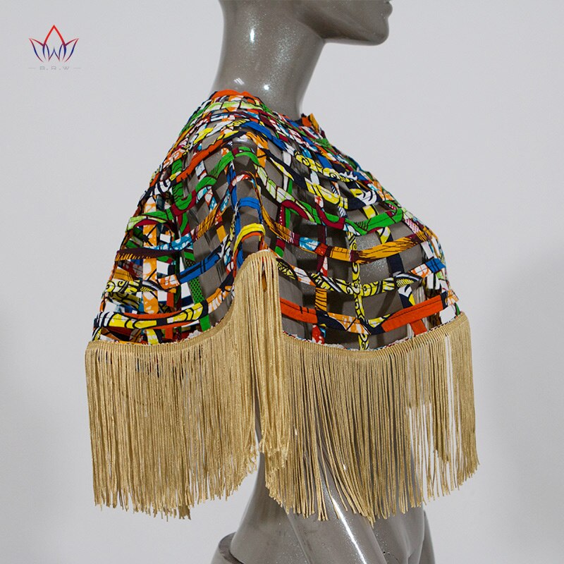 Ankara-collares de Red africana, chal con borla para mujer, accesorios de ropa, Collar africano multihebra, joyería SP055