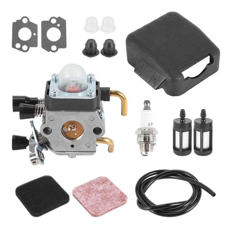 FS85 Carburetor + Air Filter Cover For STIHL FS75 FS80 FS 85 KM80 KM85 FC75 String Trimmer Brush Cutter Tune Up Kits: Default Title