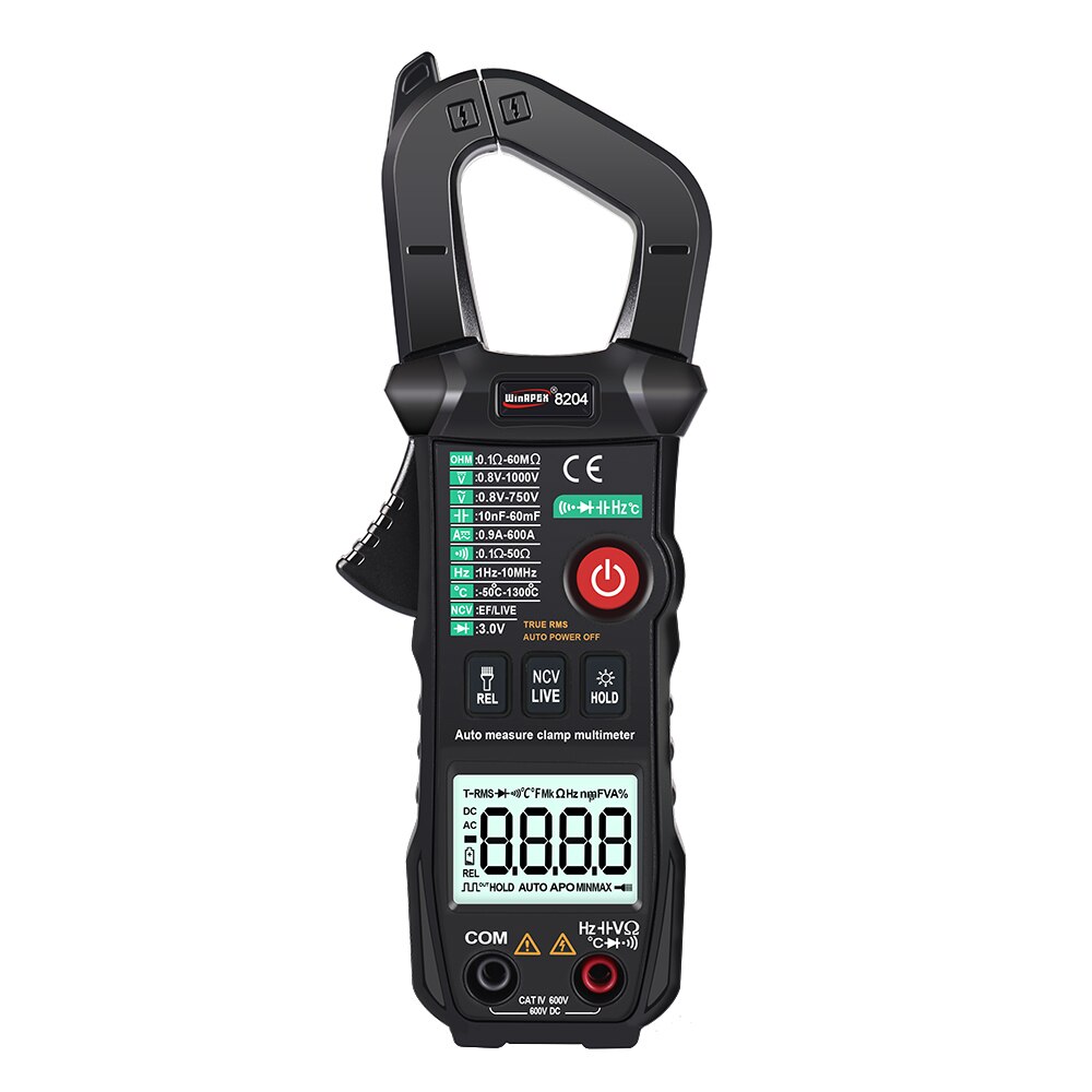 AC DC Clamp Digital Multimeter Clamp Meter Intelli... – Vicedeal