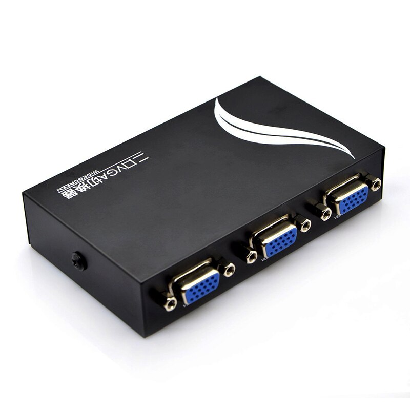 15HDF 2-Port 2 IN 1 OUT Switcher Selector Box Two Way VGA Video Switch for PC Laptop Desktop Monitor TV
