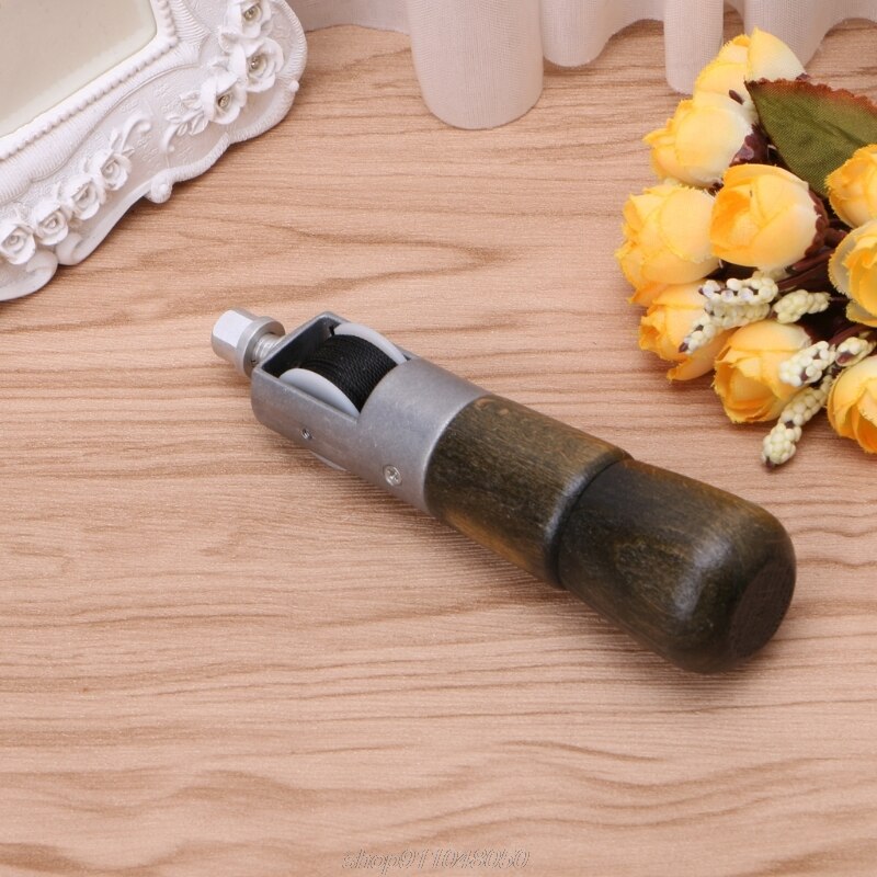 Leathercraft Lock Stitch Sewing Awl Thread Kit Needles Stitch Leather Fabric D07 20