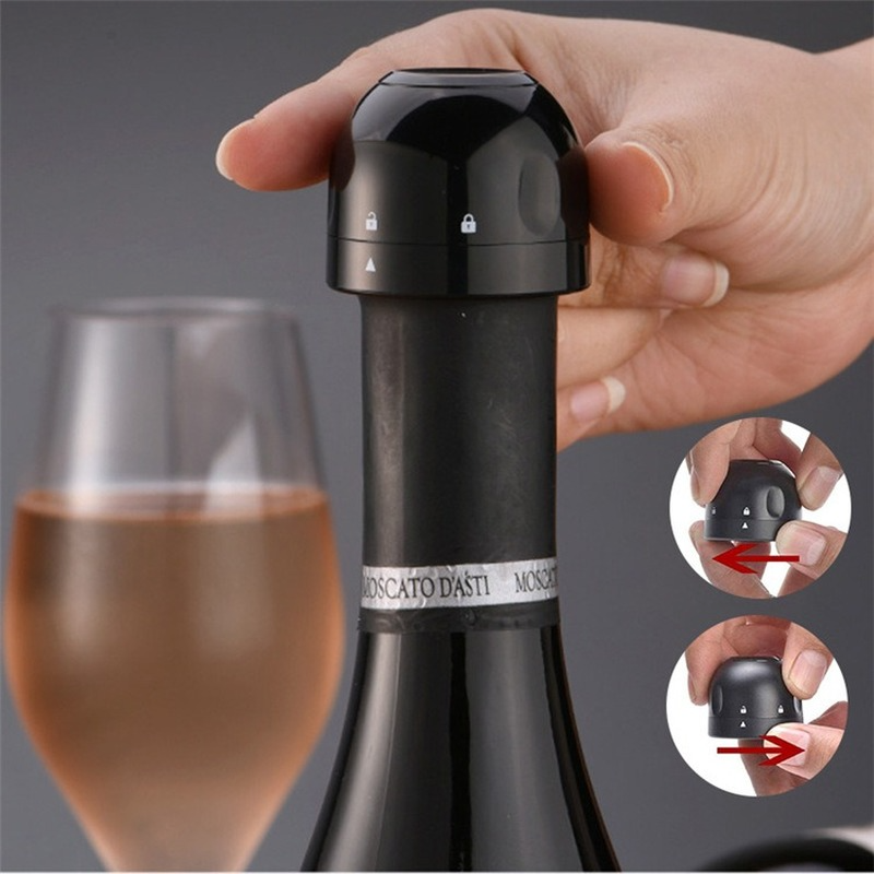 1PC Silikon Rotwein Stopper Auslaufsicher Abdichtung Wein Flasche Kappe Vakuum Behalten Frische Champagner Stopper Hause Bar Zubehör