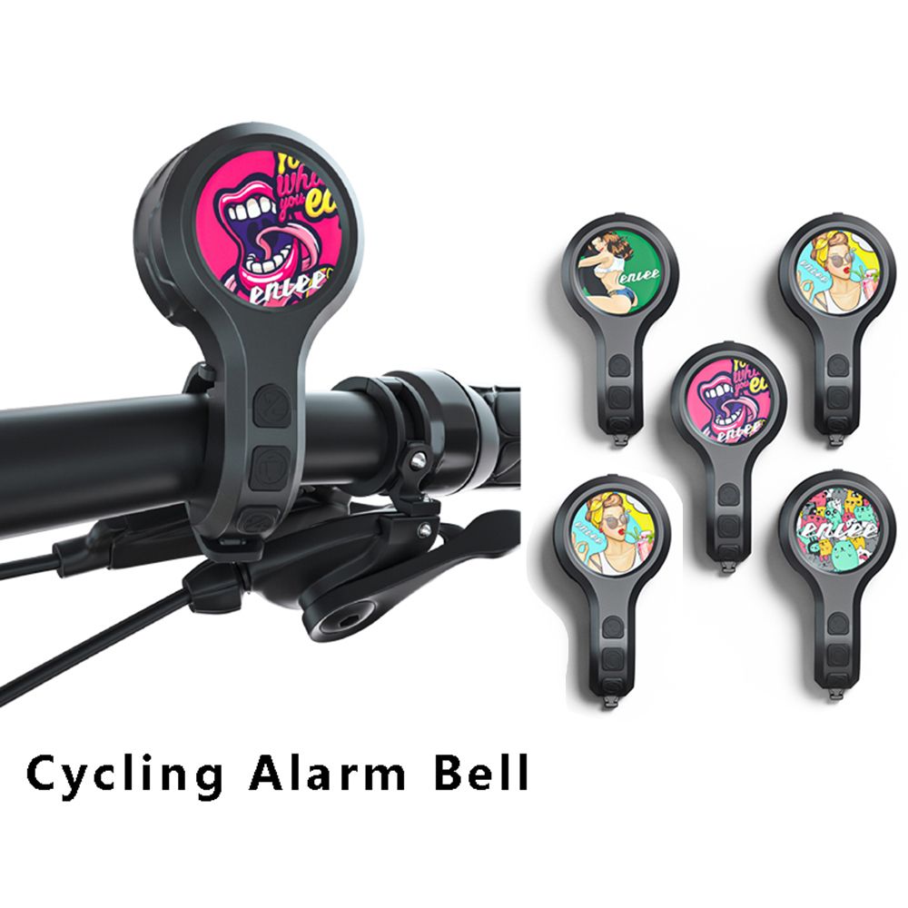 Sonnette électrique Anti-vol pour vélo, 3 Modes, chargement USB, alarme de sécurité, accessoires de cyclisme, 80-130db