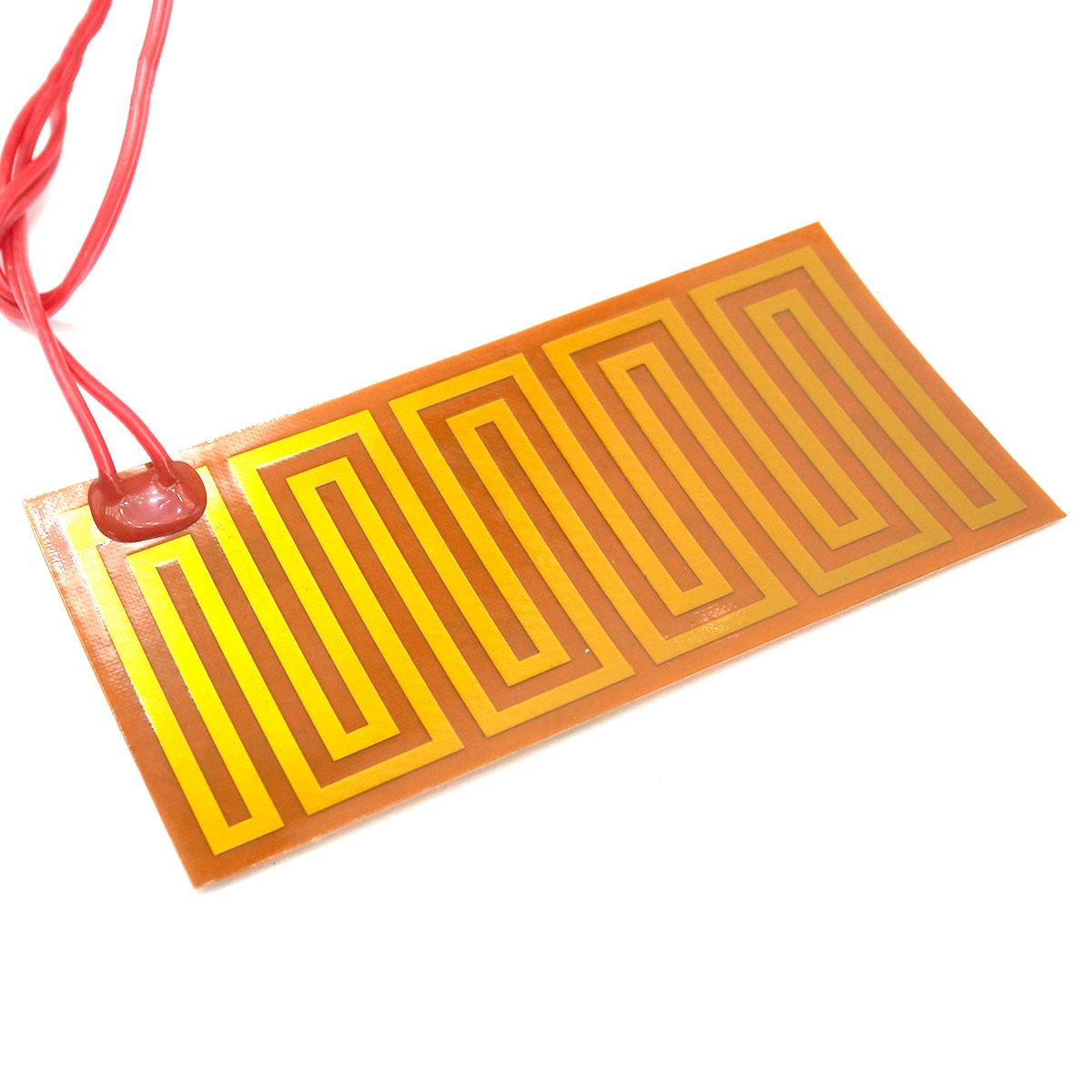 55x110mm 28W 24V DC elastyczna nagrzewnica robić folii poliamidowej dla