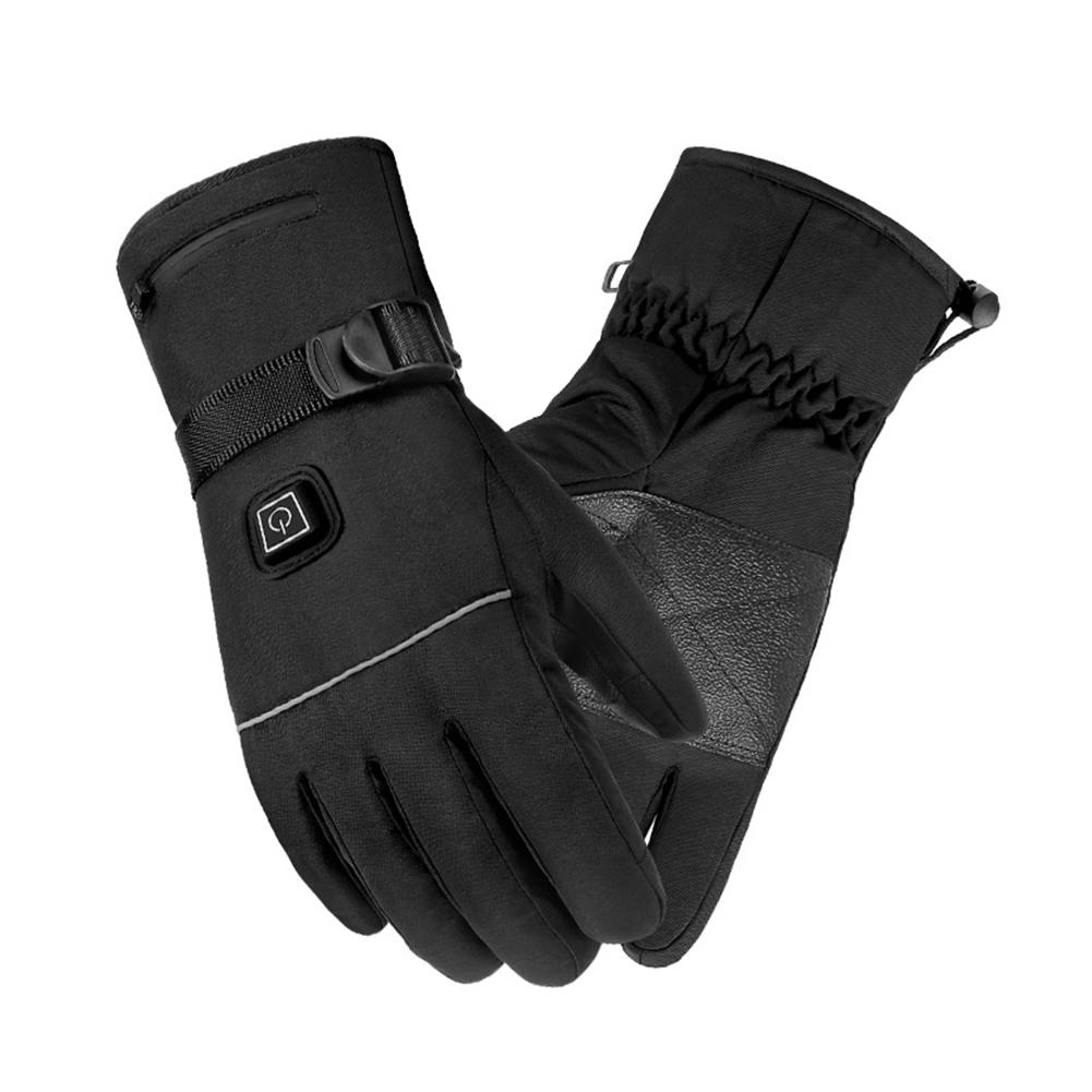 3 Niveaus Temperatuur Verwarmde Motorhandschoenen 3.7V Oplaadbare Touch Screen Elektrische Verwarming Handschoen Skiën Warmer Gants Moto