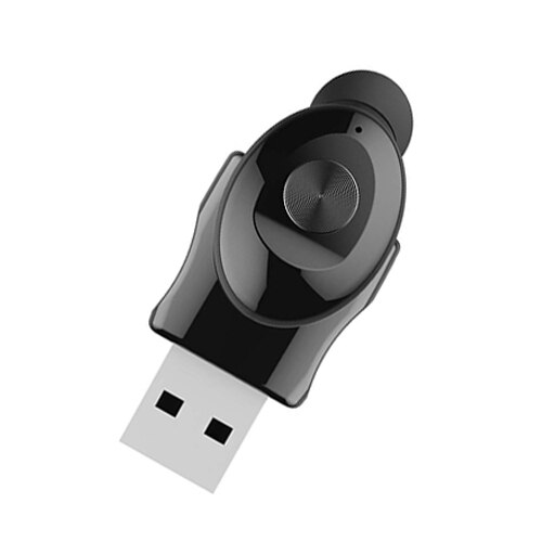FGCLSY USB charge Mini sans fil Bluetooth écouteur voiture bluetooth V5.0 sport sans fil casque avec micro pour iPhone XR: black