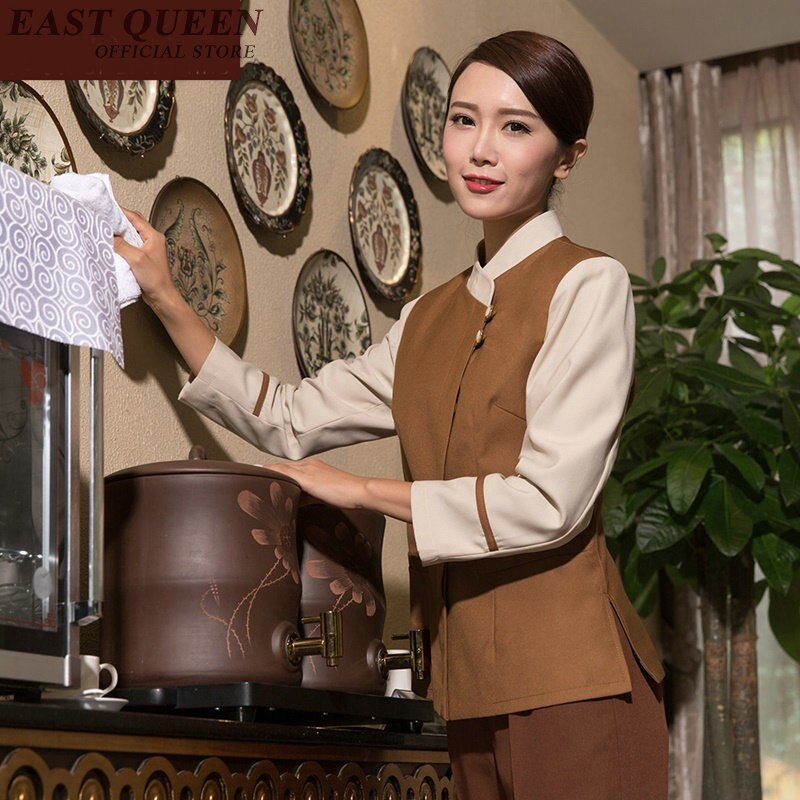 Restaurant waitress uniforms hotel restaurant waitress uniforms waitress uniform uniforms for waiters NN0172 W