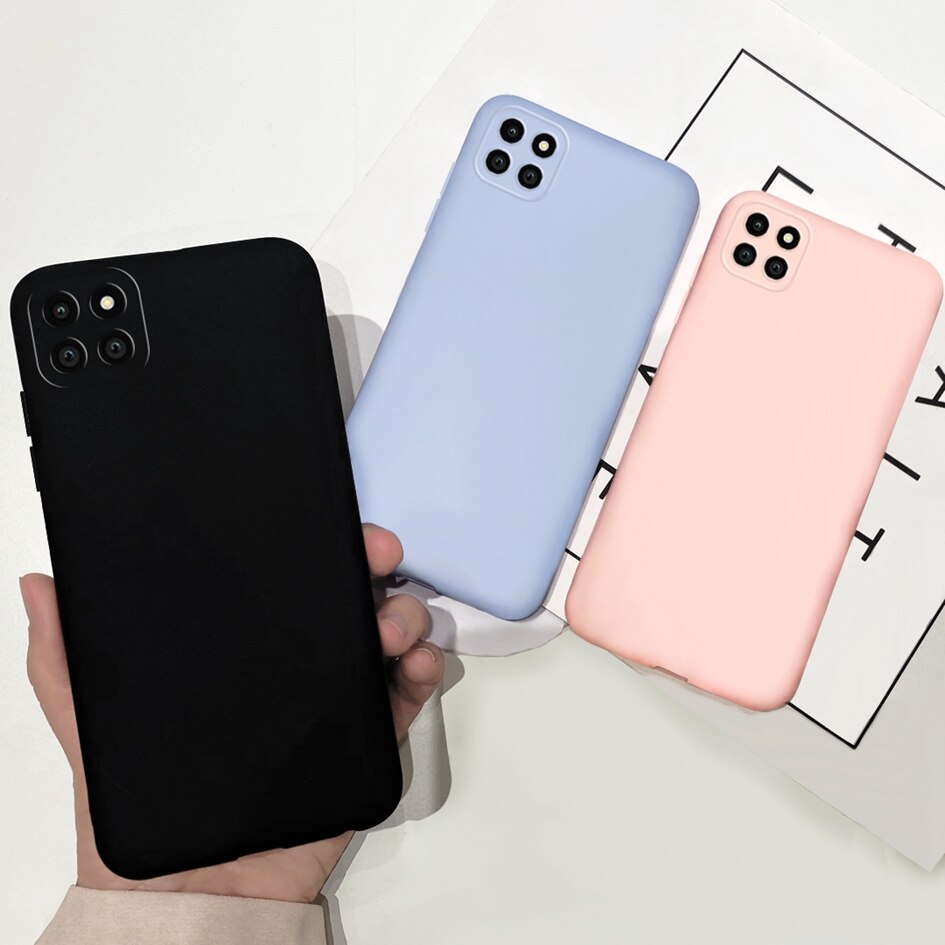 Funda de silicona para Samsung A22 SM-A226B, carcasa para Samsung A22 5G, Galaxy A22 A 22 , carcasa de TPU caramelo mate Coque de 6,6"