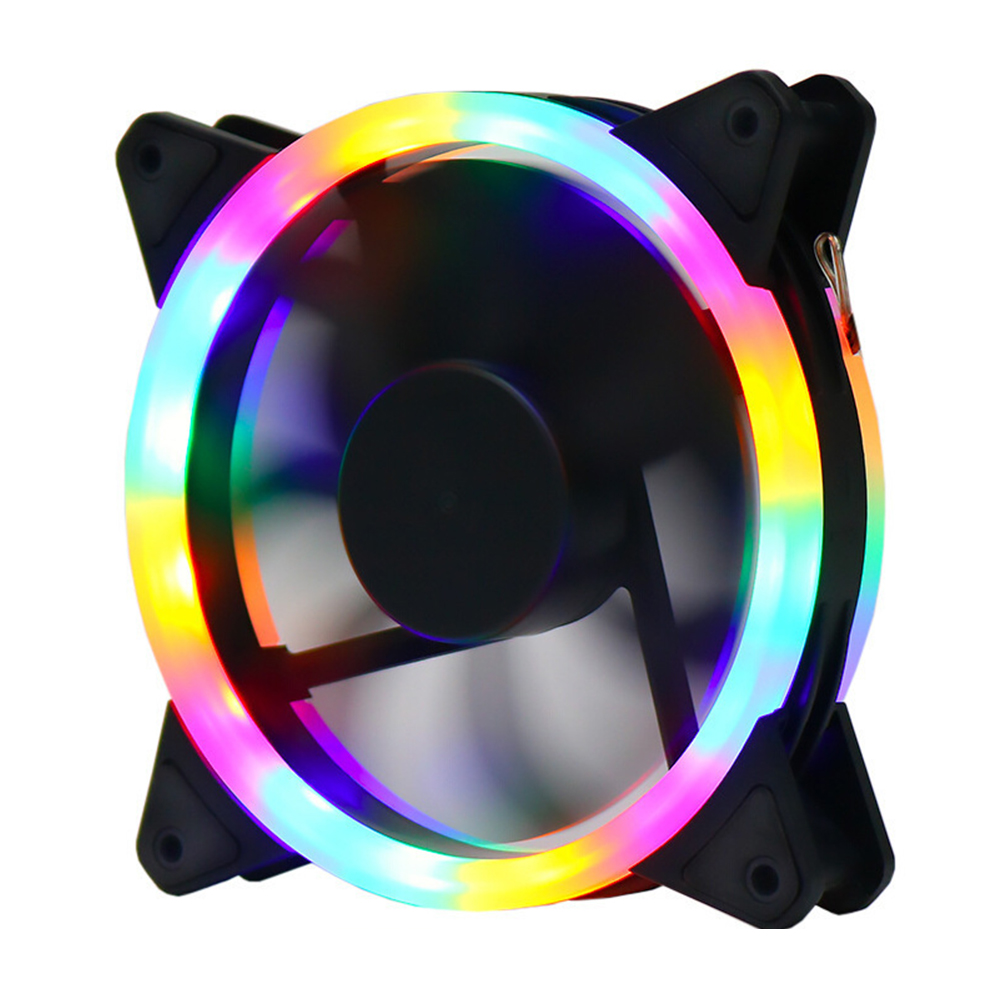 120mm PC Computer Case Fan Cooling Cooler 6PIN Adjustable RGB Led 12cm Mute Ventilador 5V DC ARGB Fans Adjust Speed Aura Sync: mixed color