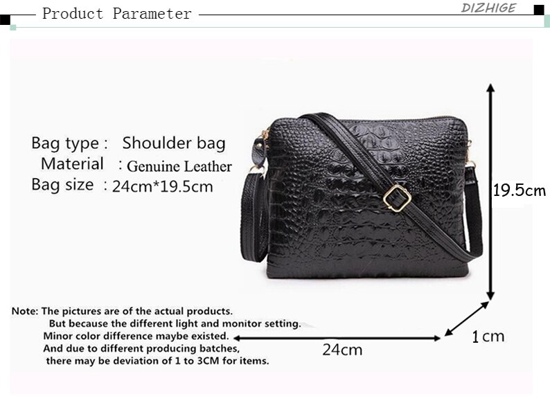 Genuine PU Women Clutch Vintage Crocodile Pattern Shoulder Bags Evening PartyCross-body bag with one shoulde Messenger Bags