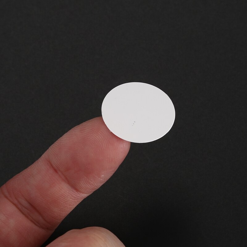 Armario armario auto-adhesivo tornillo cubre gorras pegatinas 54 en 1 blanco
