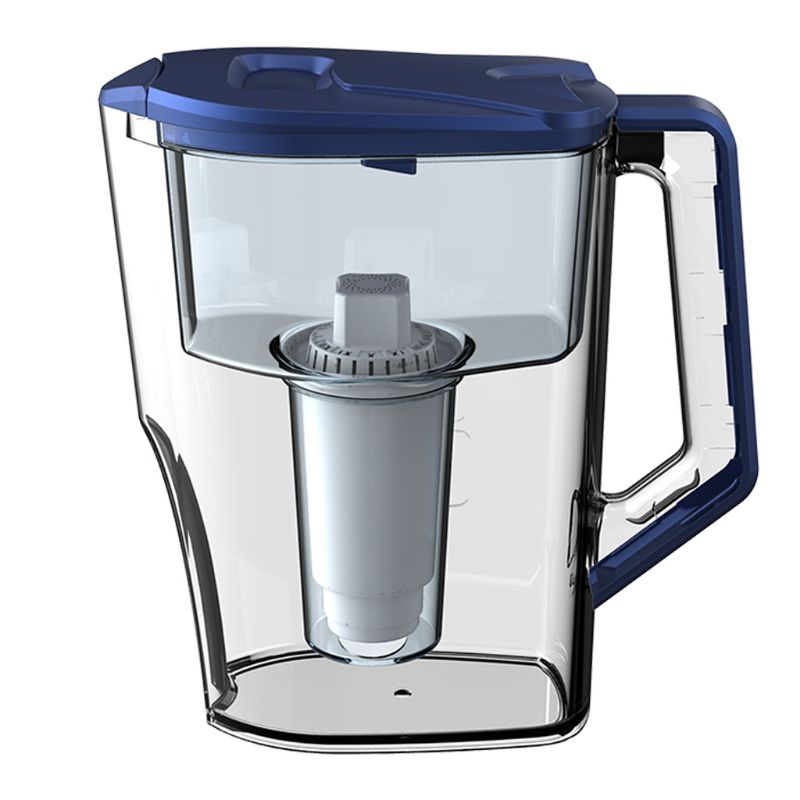Protable Large Home Water Filter Pitcher with 1 Standard Filter BPA Free Kitchen: 9FF300898-BL