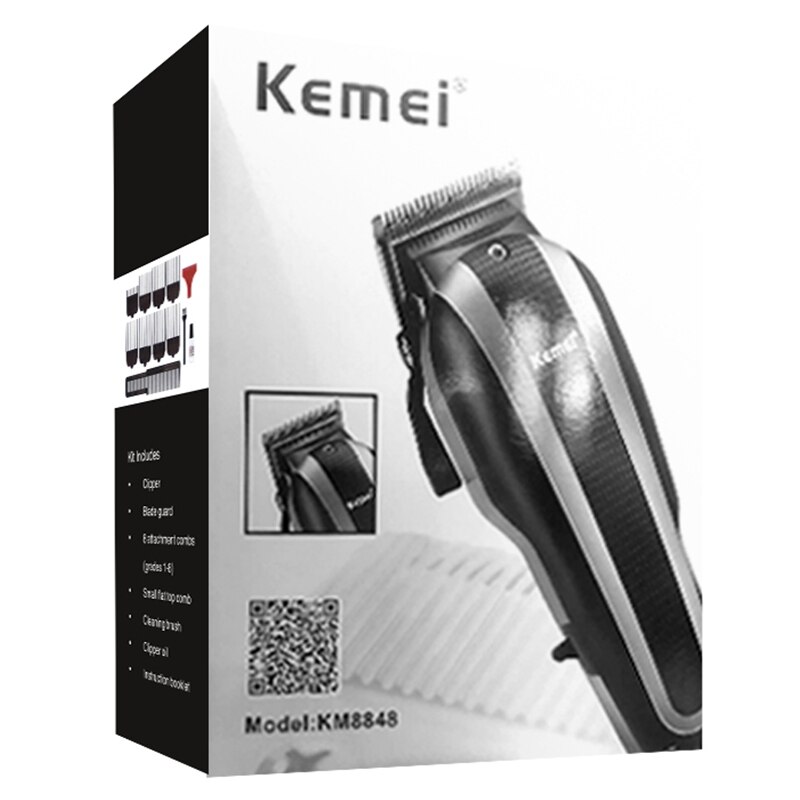 Kappers snoerloze tondeuse krachtige trimmer elektrische tondeuse compatibel met wahl blade ,220-240v