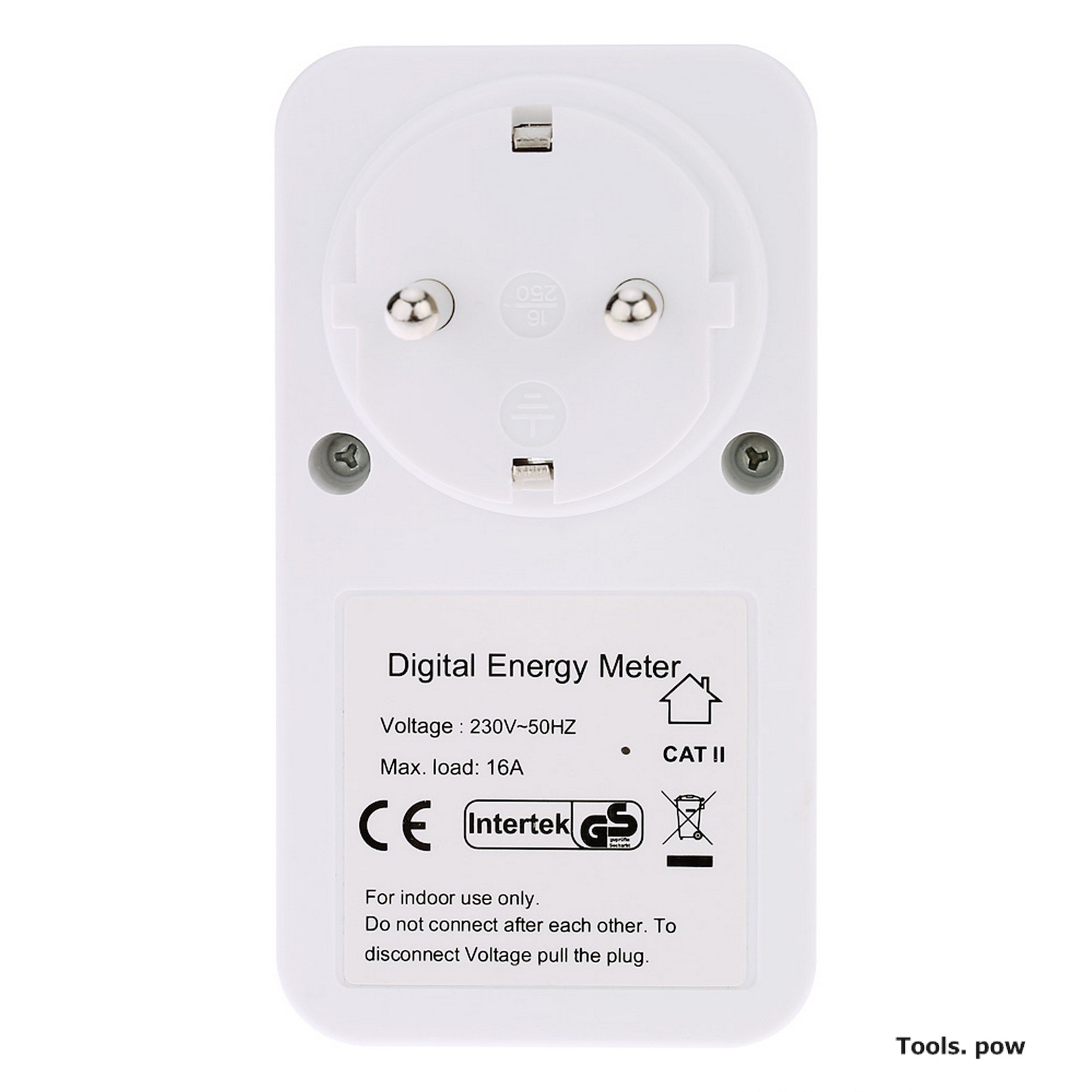 Wattmètre numérique à prise ue, avec écran LCD, moniteur de puissance, prise de mesure pour Test d&#39;électricité, sortie ue, usage domestique