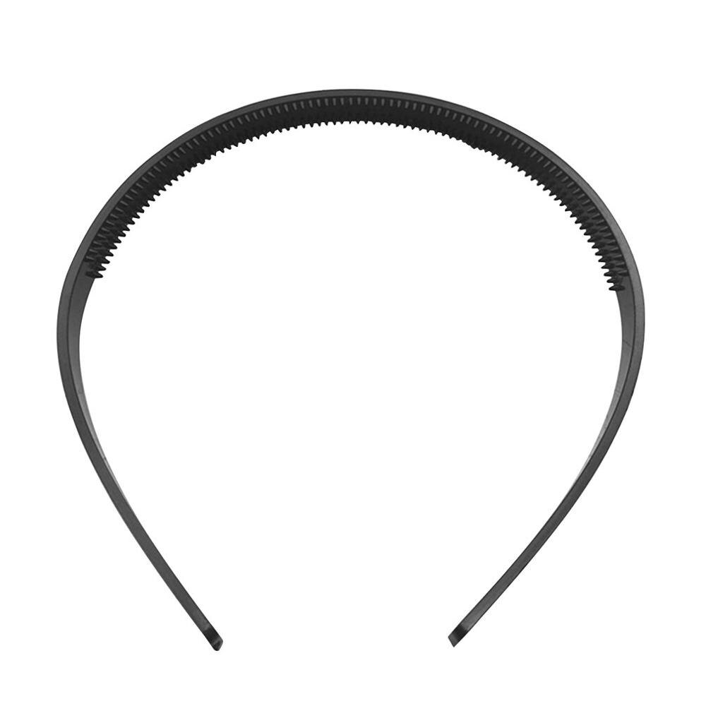 3 st/set svarta hårband pannband för kvinnor hårband gör det själv tillbehör tjejer håraccessoarer enkla huvudbonader stylingverktyg: Default Title