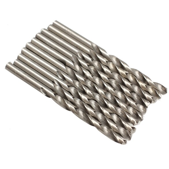10Pcs Micro HSS Twist Drilling Auger Bit Set for Electrical Drill Tools Kit Spiral Torque Drill BV789: 4.5mm