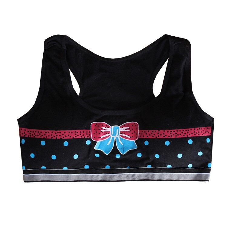 Young Ggirl Bra Without Rims Comfortable Sports Breathable Cotton Vest Underwear Teenage Girls Clothing 8-16T Training Bras: 2