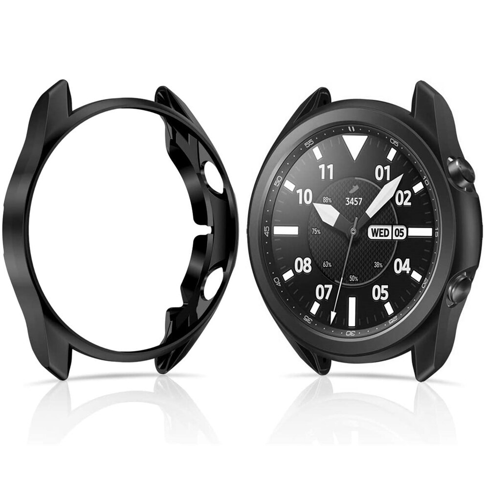 Voor galaxy watch 3 45mm hoesje zachte tpu beschermer schokbestendige hoes voor samsung galaxy watch 3 41mm hoesje bumper watch 3 hoesjes shell