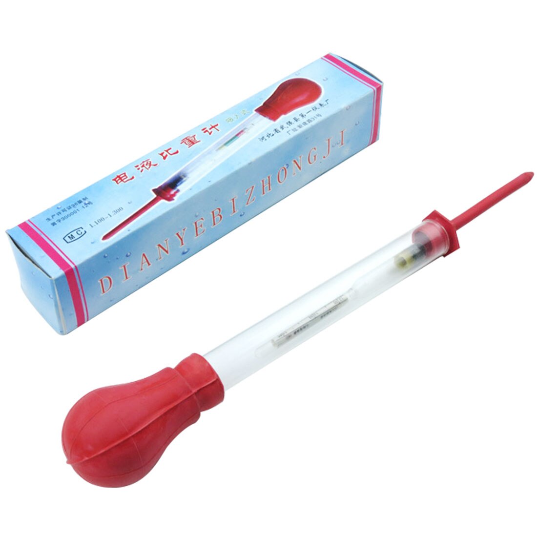 1,1-1,3 Elektrolyt densitometer 330 mm Farbige Zone Batterie Hydrometer Tester Säure Elektrolyt Blei Überflutet